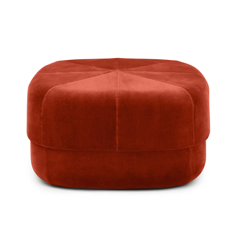 Circus Sitzkissen Puff Ø65cm, Rust