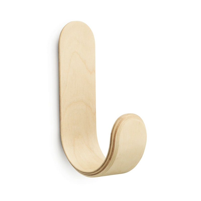 Curve Haken 17,7x5,3 cm, Natur