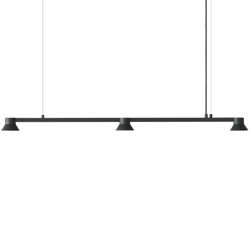 Hat Deckenlampe 115 cm, Schwarz