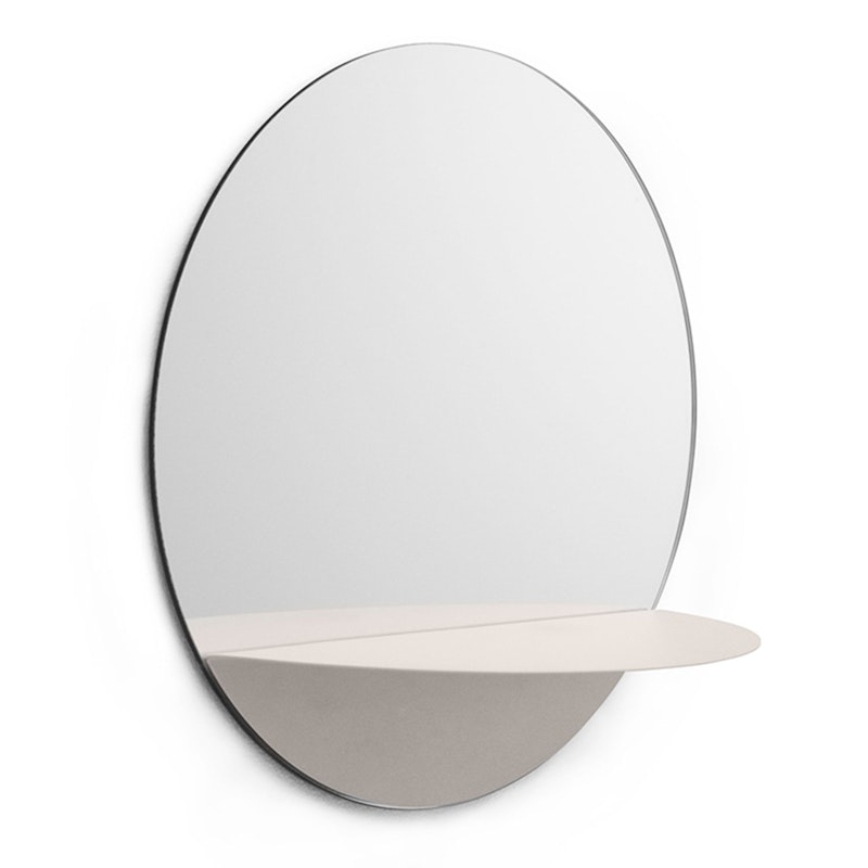 Horizon Spiegel Ø34cm, Weiss