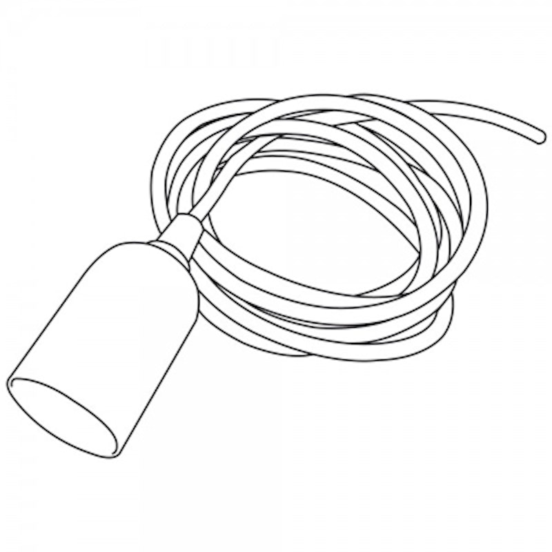 Kabel, 2,5 m, Weiss