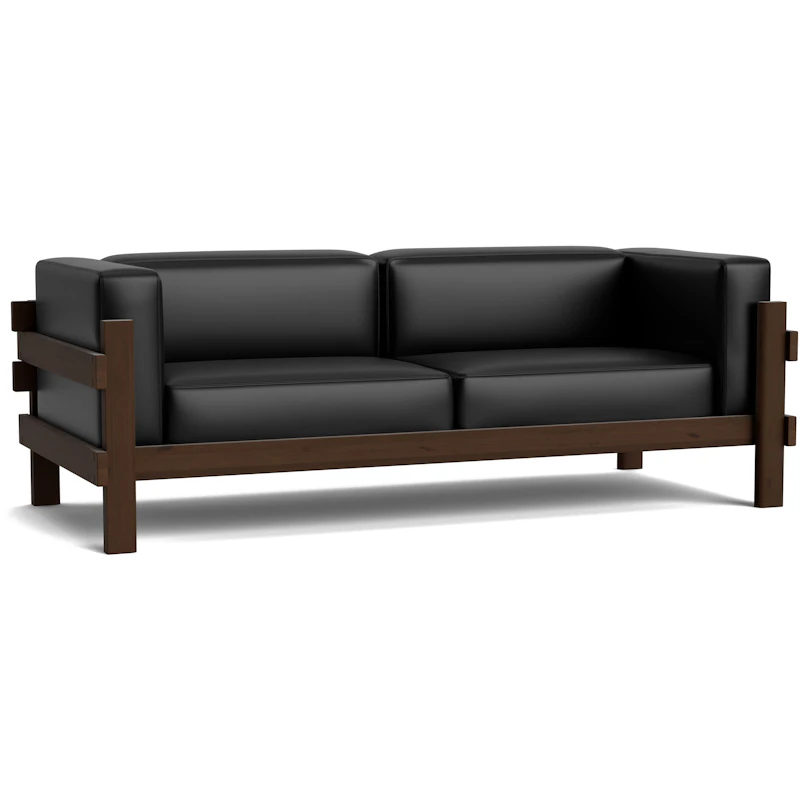 Kube 3-Sitzer-Sofa, Dunkelbraun / Ultra 41599