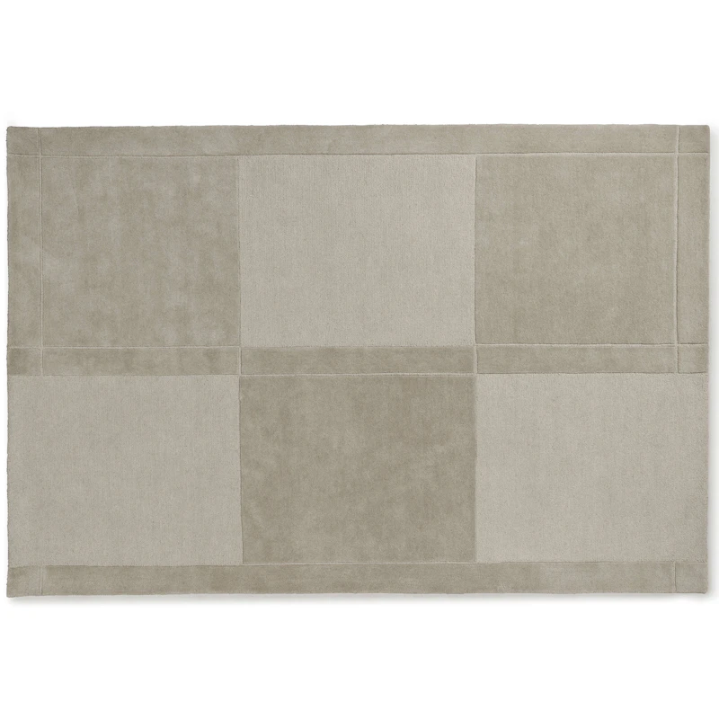 Level Teppich 200x300 cm, Warmes Grau