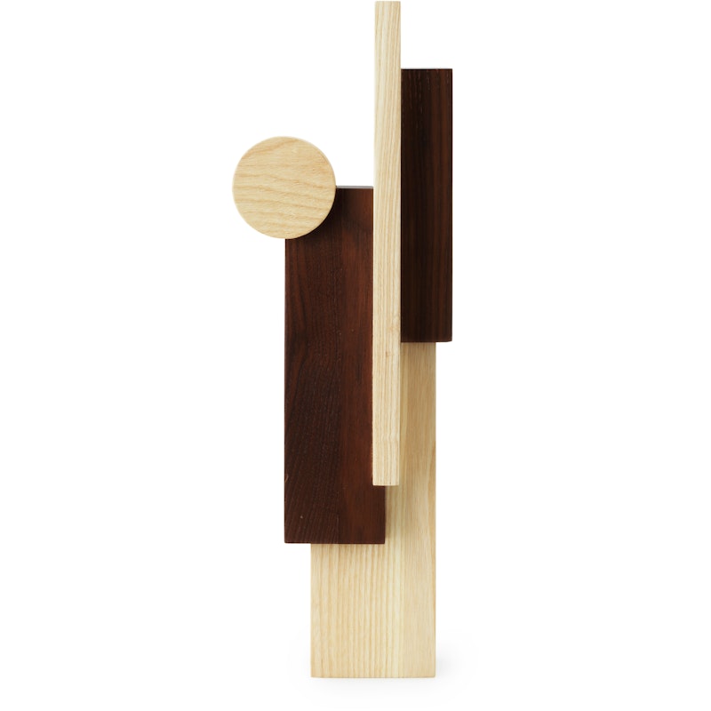 Join Skulptur Verkohlt Esche 40 cm