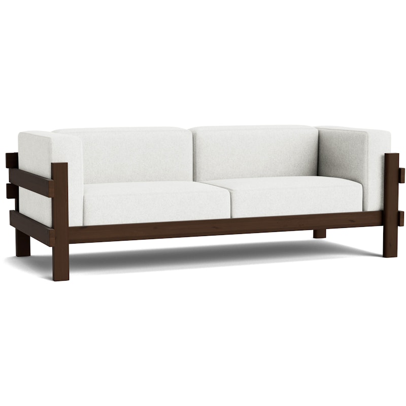 Kube 3-Sitzer-Sofa, Dunkelbraun / Hallingdal 110