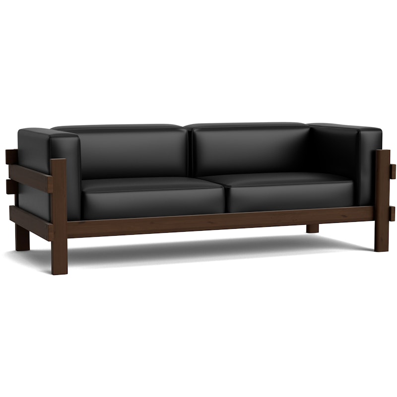 Kube 3-Sitzer-Sofa, Dunkelbraun / Ultra 41599