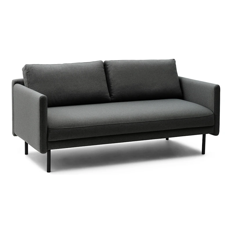 Rar 2-Sitzer-Sofa, Re-Born Dunkelgrau