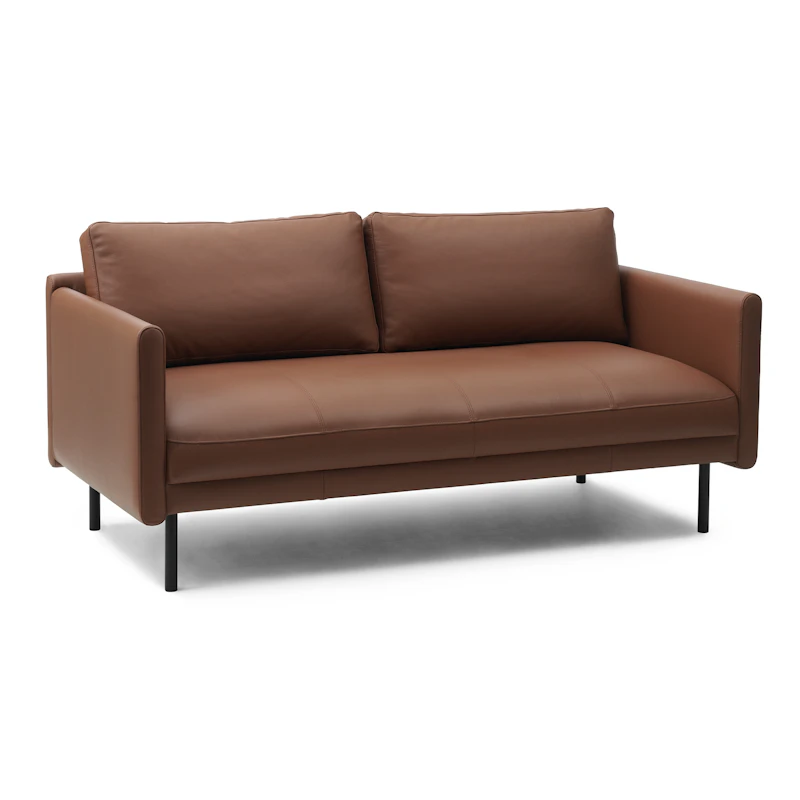 Rar 2-Sitzer-Sofa, Omaha Leather Cognac