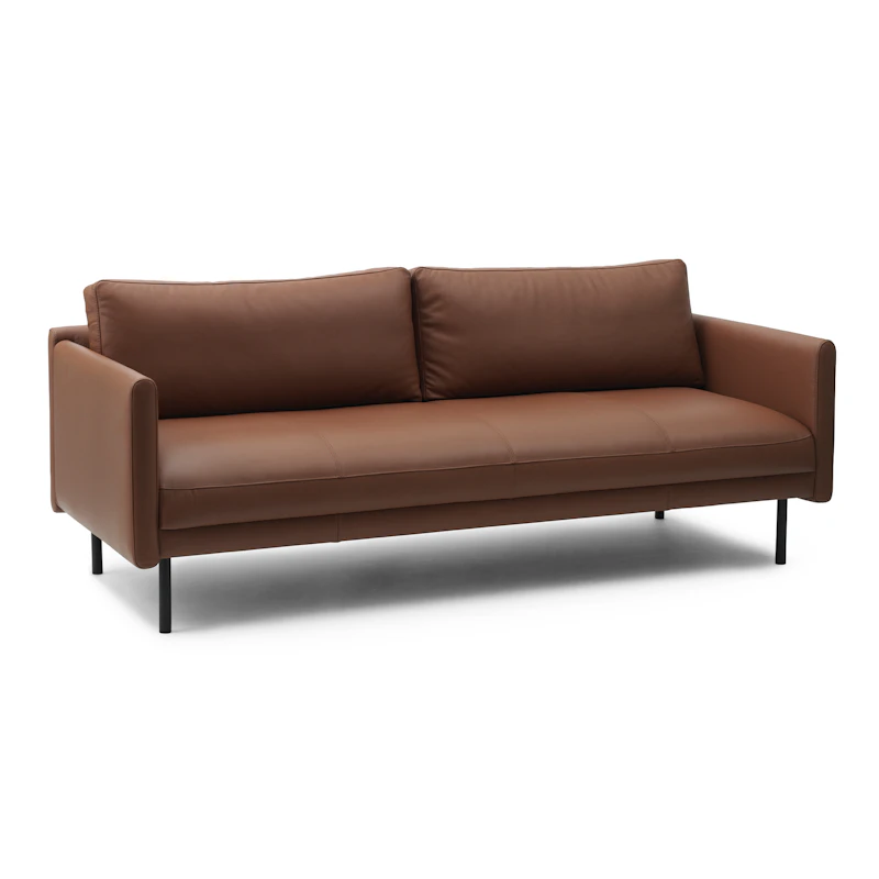Rar 3-Sitzer-Sofa, Leather Cognac