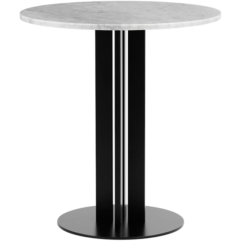 Scala Bistrotisch Ø70 cm, Weiß Marmor