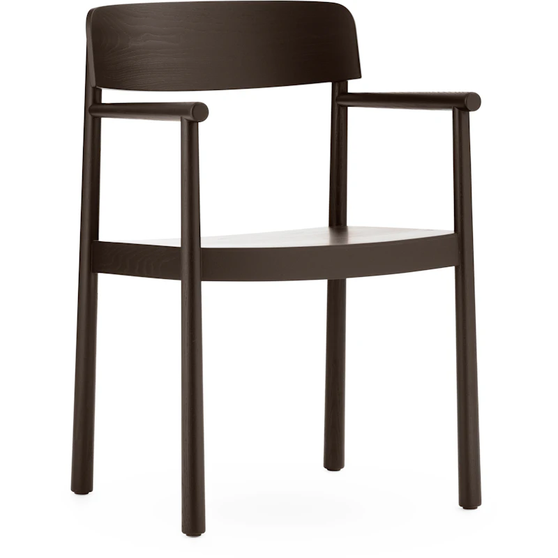Timb Stuhl Mit Armlehne, Braun