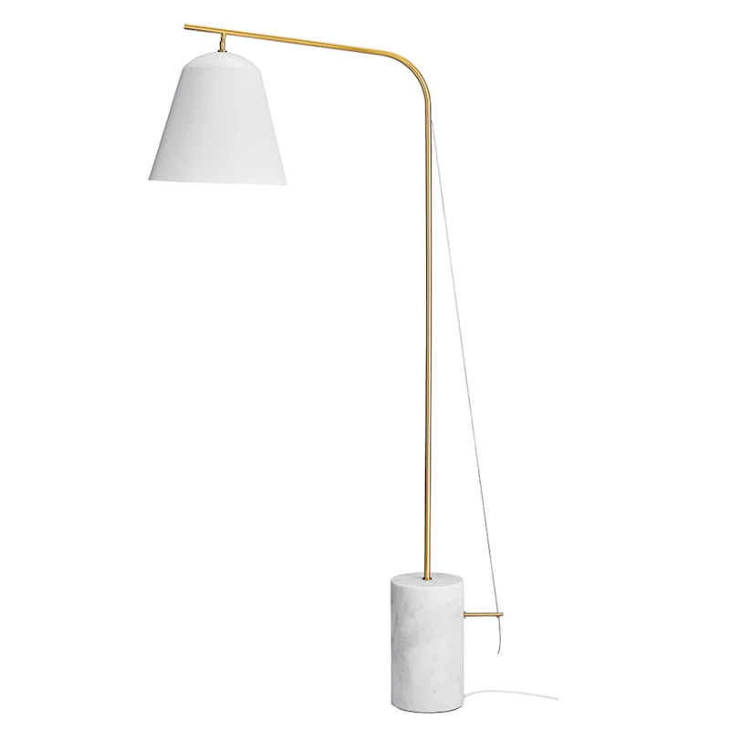 Line Two Stehlampe, Weiß