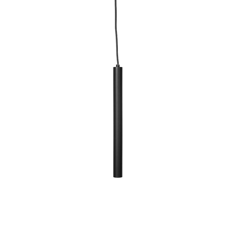 Pipe One Pendelleuchte 40cm, Schwarz/ Schwarz