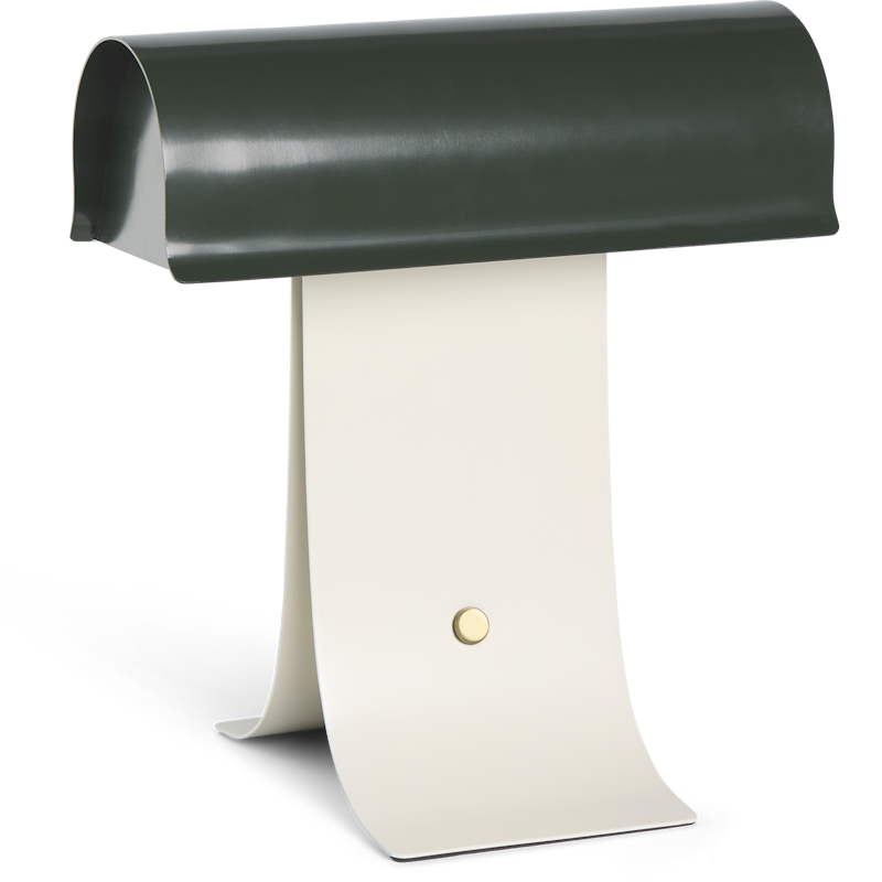 Archive Tischlampe 25 cm, Dunkelgrün