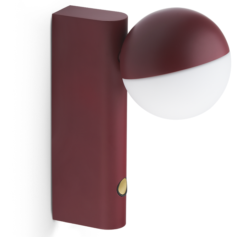 Balancer Mini Wandleuchte, Cherry Red