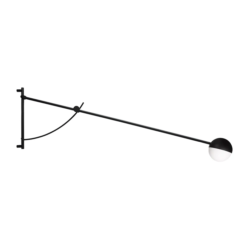 Balancer Wandleuchte, Schwarz