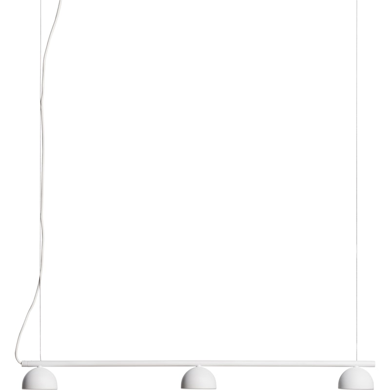 Blush Rail 3 Hängelampe, Matt Weiß