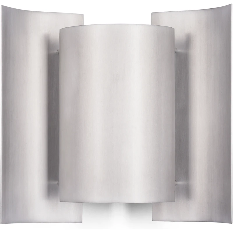 Butterfly Wandleuchte, Gebürstet Aluminiumfarben