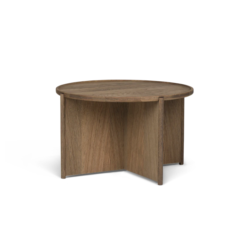 Cling Kaffeetisch 70 cm, Geräucherte Eiche