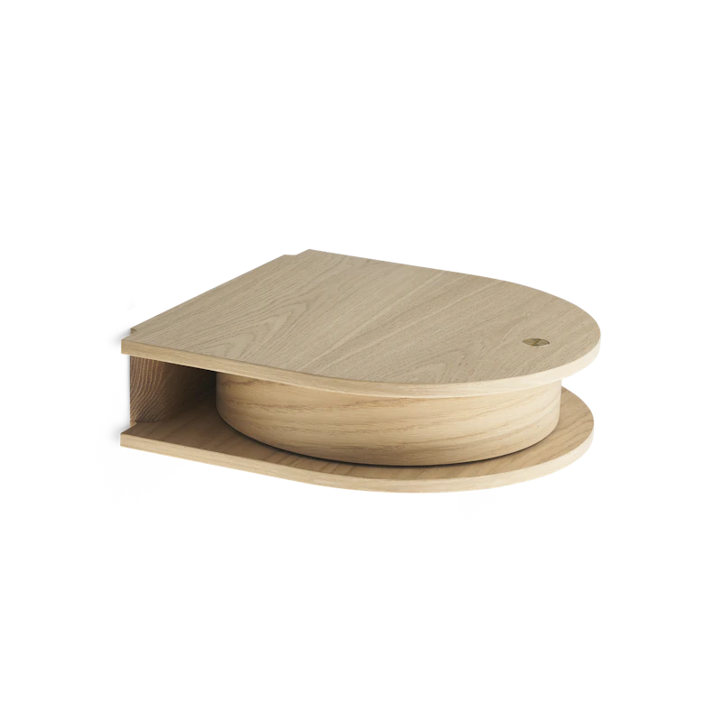 Valet Bedside Table Light Oiled Oak