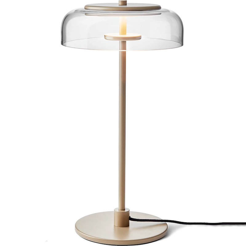 Blossi Tischlampe 230 mm, Nordic Gold / Transparent