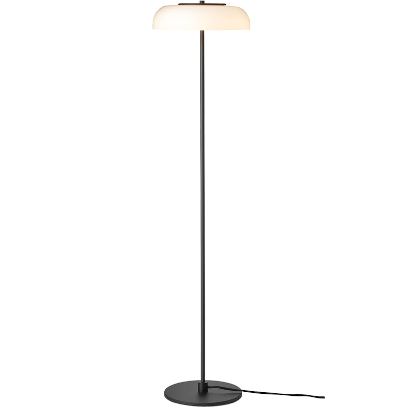 Blossi Stehlampe, Schwarz / Opal