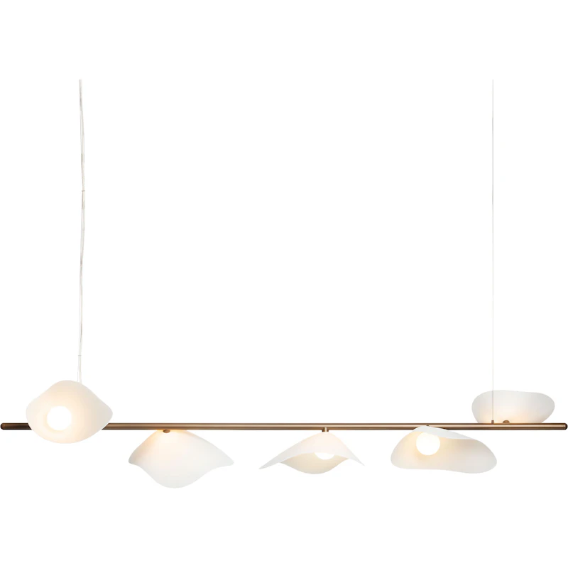 Florii 5 Hängelampe, Dark Bronze / Weiß