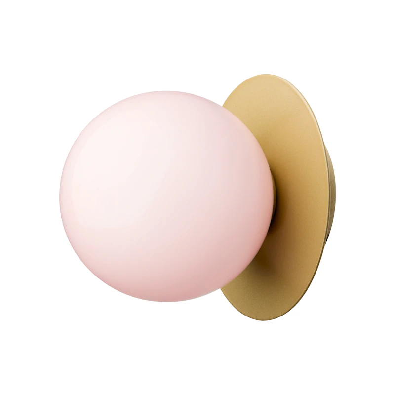 Liila 1 Wand- Und Deckenlampe 16,5 cm, Gold / Rose