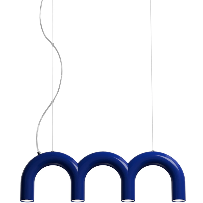 Arch Triplette Hängelampe, Blau