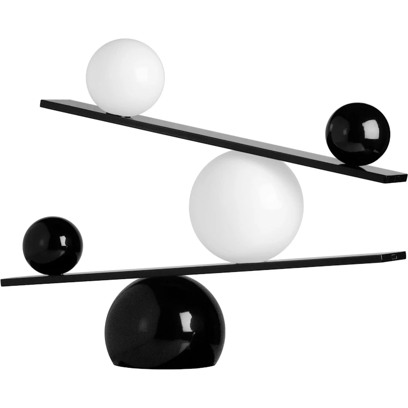 Balance Tischlampe, Schwarz