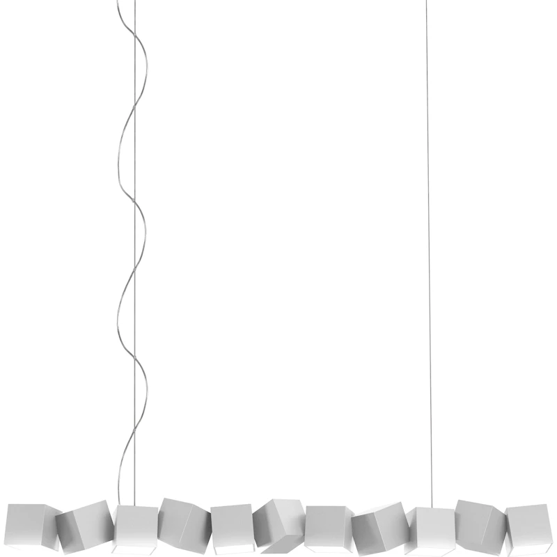 Blockchain 11 Hängelampe, Weiß