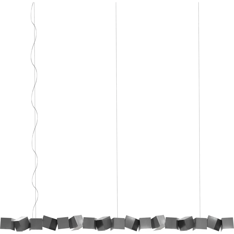 Blockchain 17 Hängelampe, Aluminium