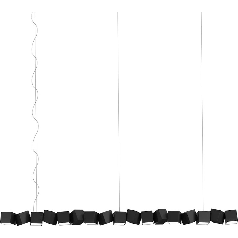 Blockchain 17 Hängelampe, Schwarz