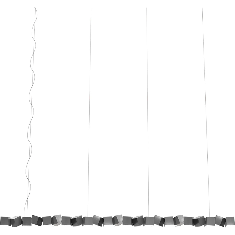 Blockchain 23 Hängelampe, Aluminium