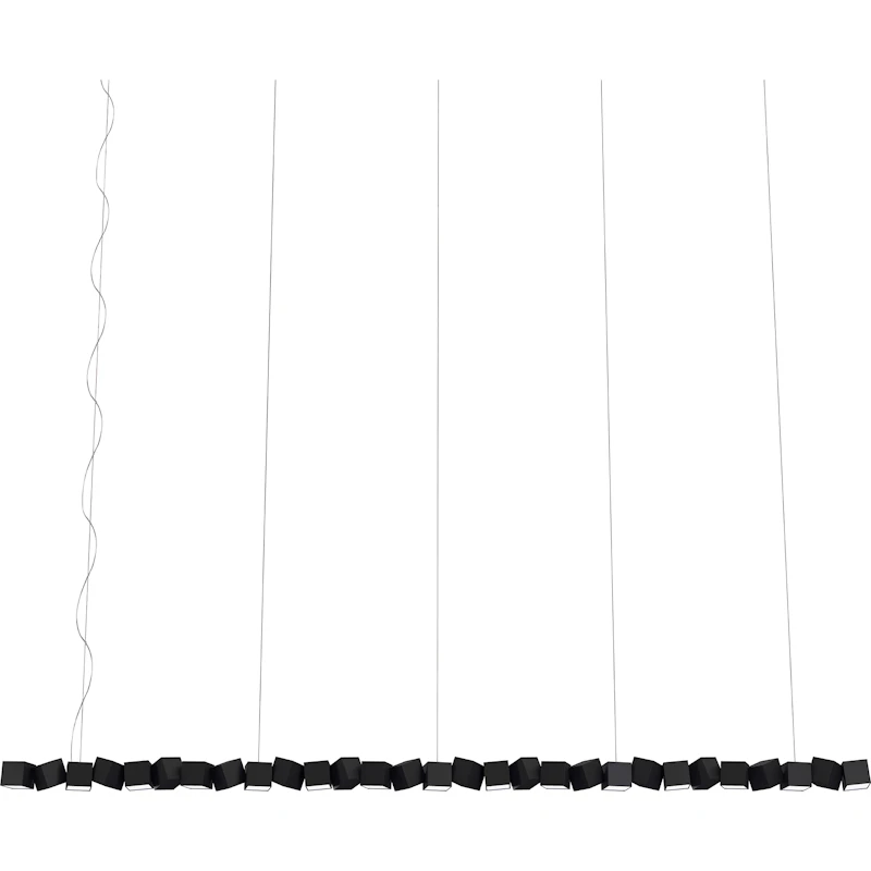 Blockchain 29 Hängelampe, Schwarz