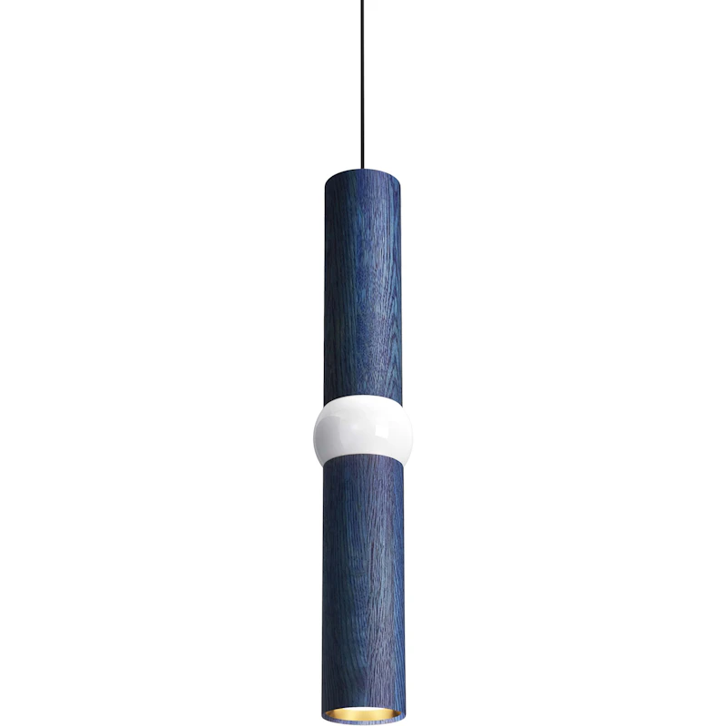 Lightbone Hängelampe Mittlerer, Blau Eiche