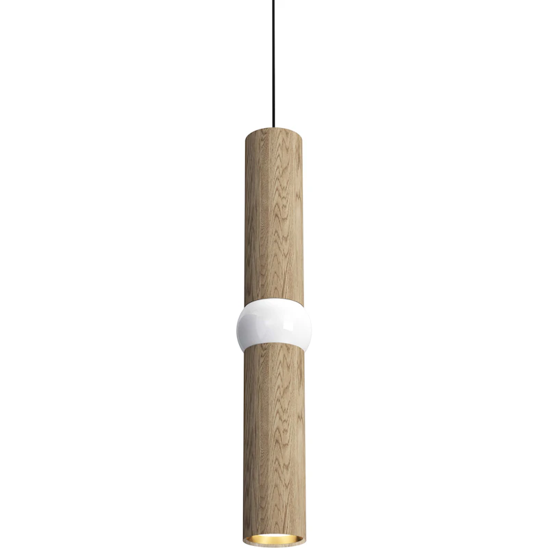 Lightbone Hängelampe Mittlerer, Naturlig Ek