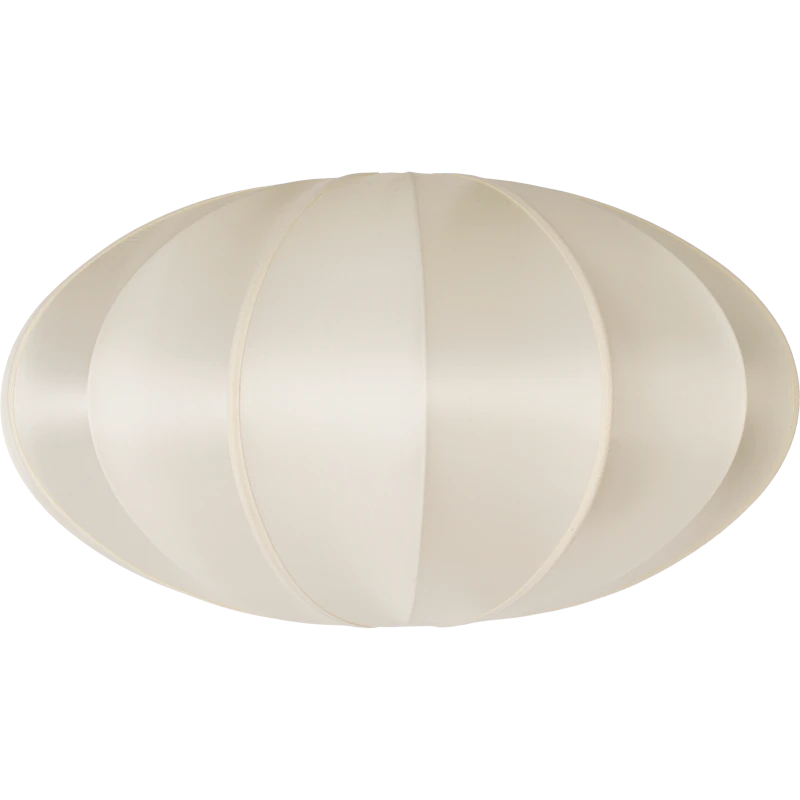 Indochina Lampenschirm Pumpkin, Raw White