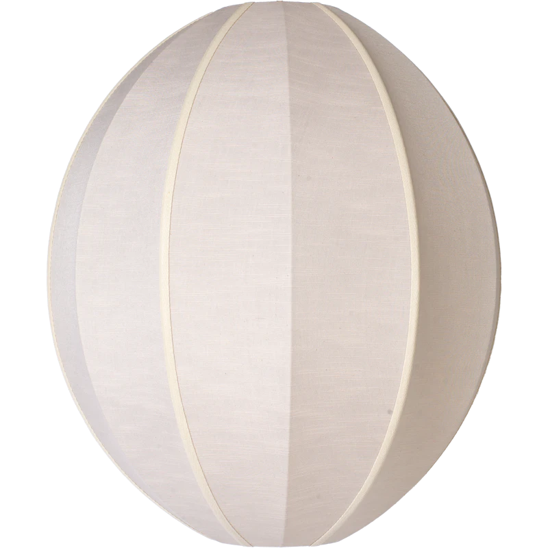Indochina Lampenschirm Oval Groß, Sand