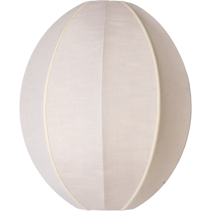 Indochina Lampenschirm Oval Klein, Sand