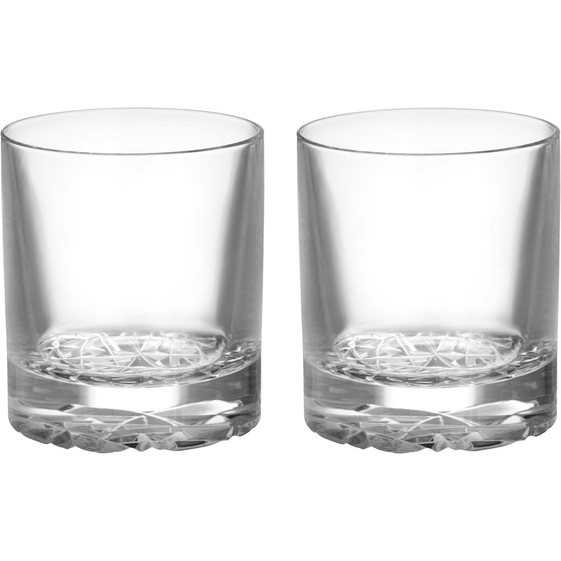 Carat Old Fashioned Glas 2-er Set, 21 cl