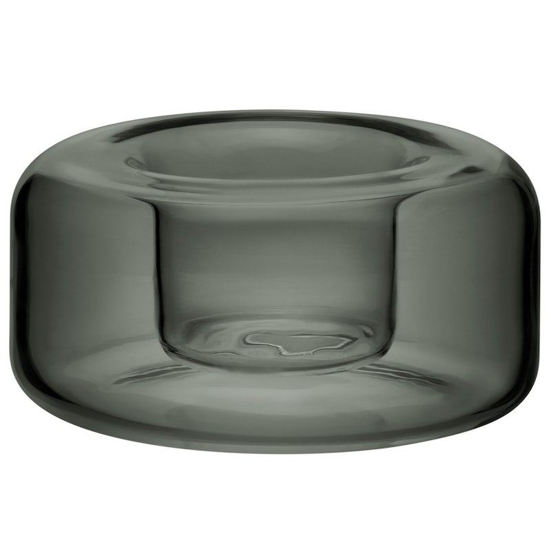 Happy Kerzenhalter 4,7 cm, Anthrazit