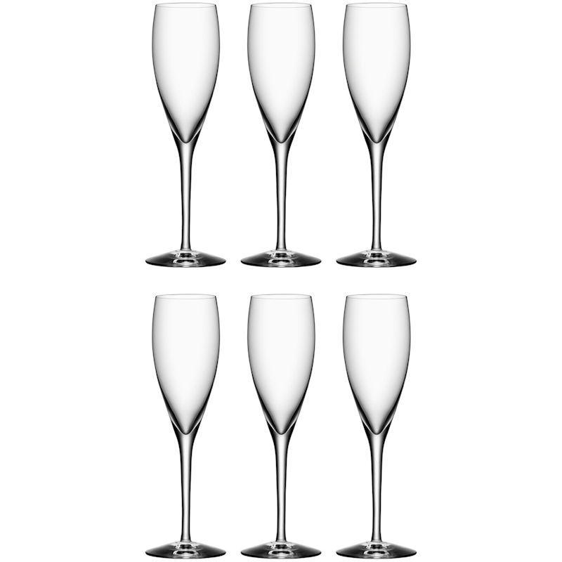 More Champagnerglas 18 cl, 6-er Set