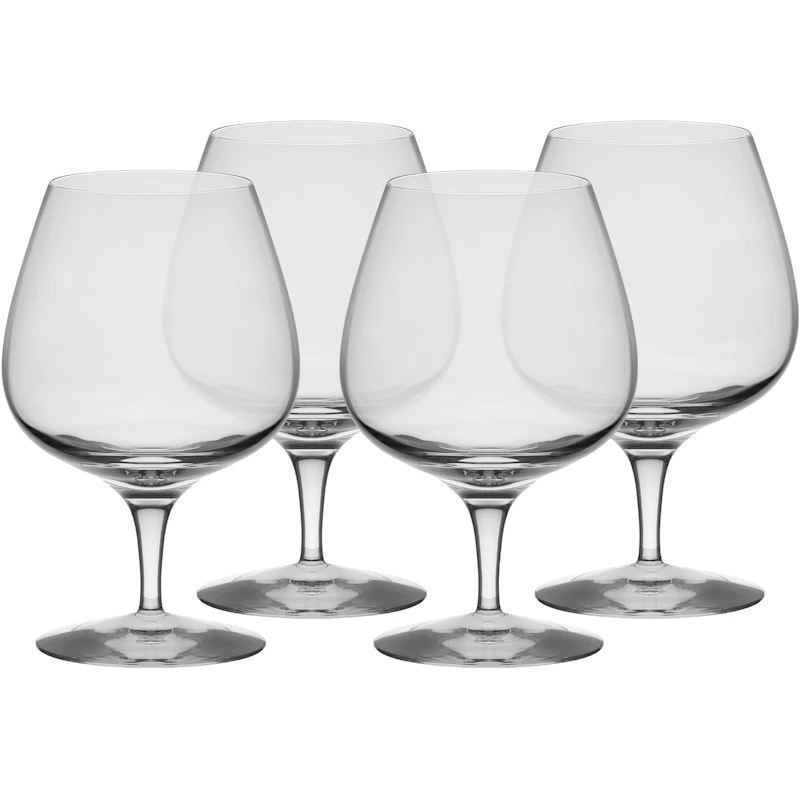 More Kognakglas 33 cl, 4-er Set