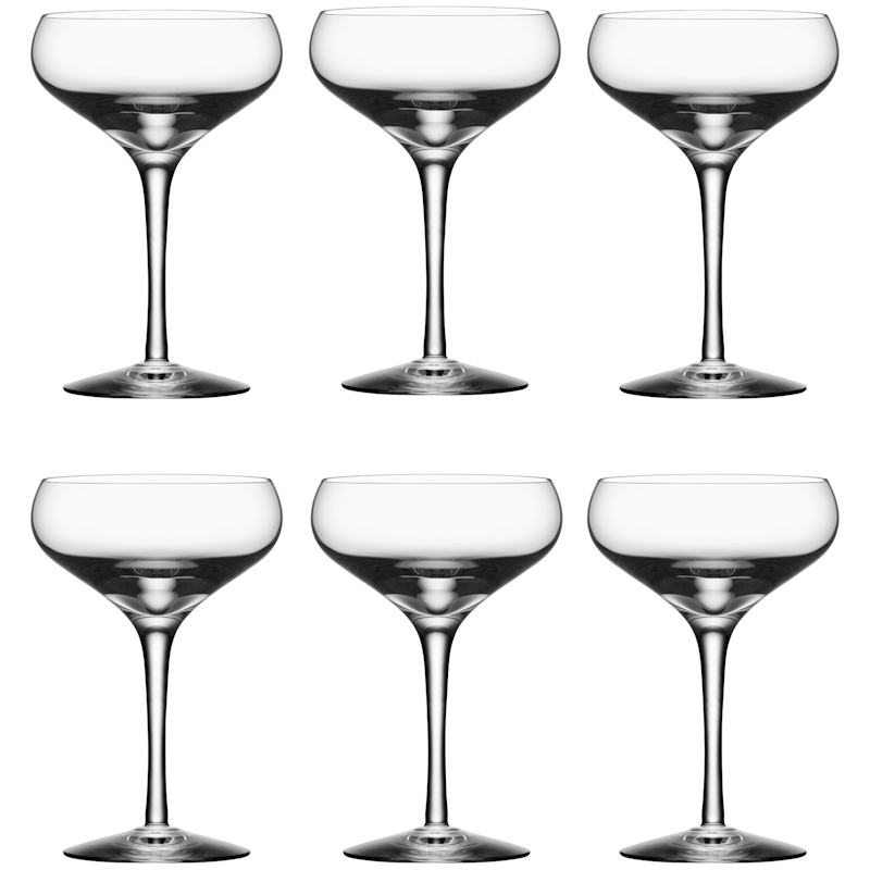 More Coupe Champagnerglas 21 cl, 6-er Set