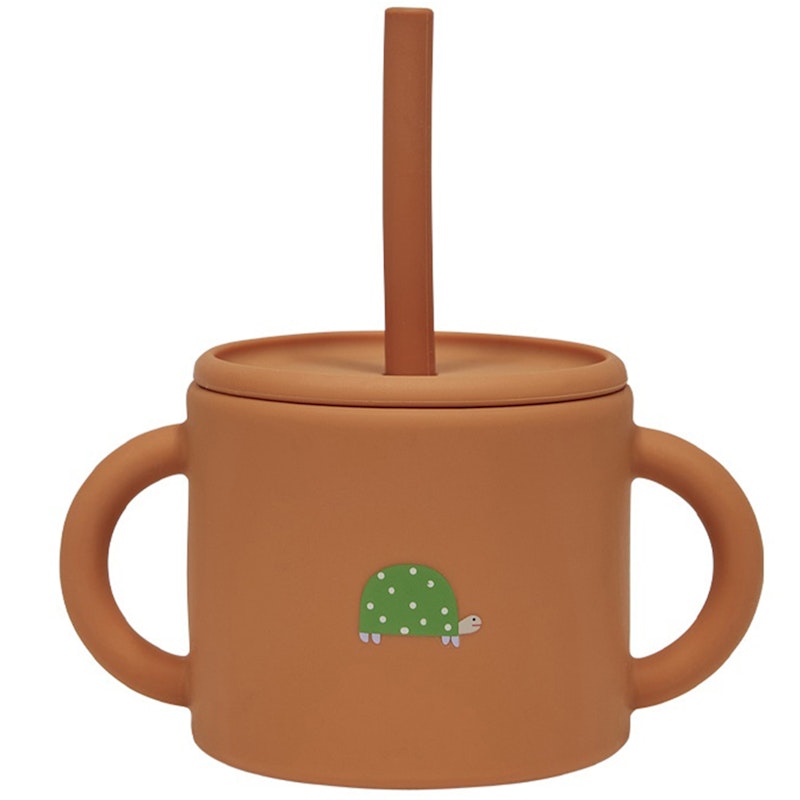 Enkei Tasse Mit Deckel, Braun