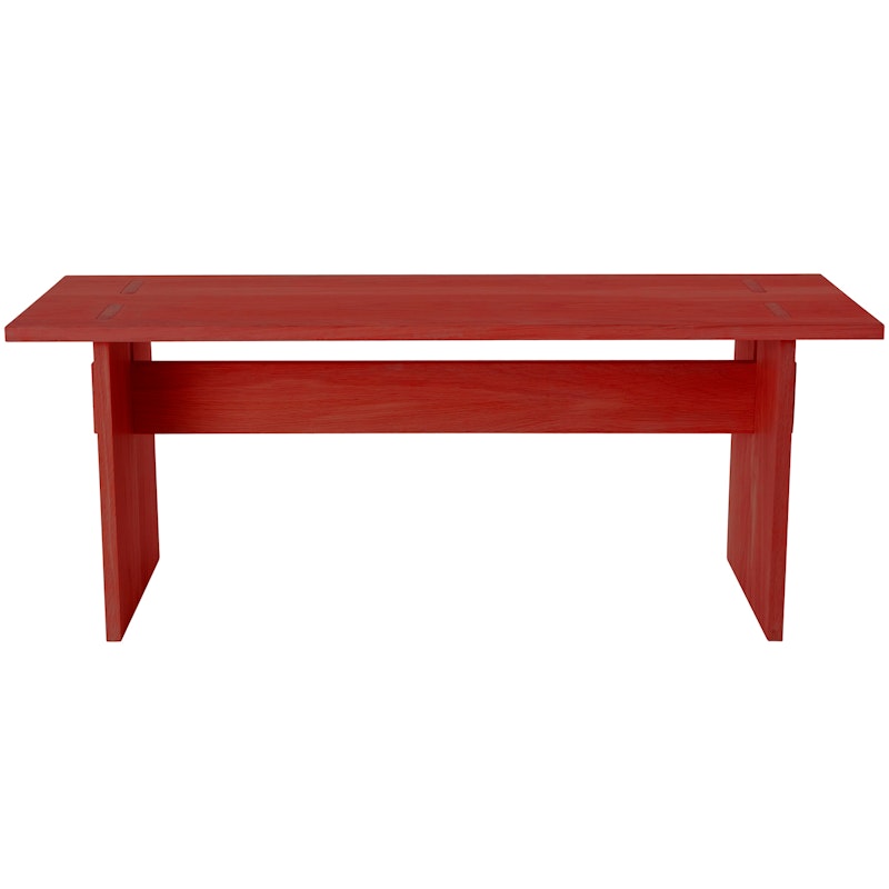 Kotai Bench Oak, Cherry Red