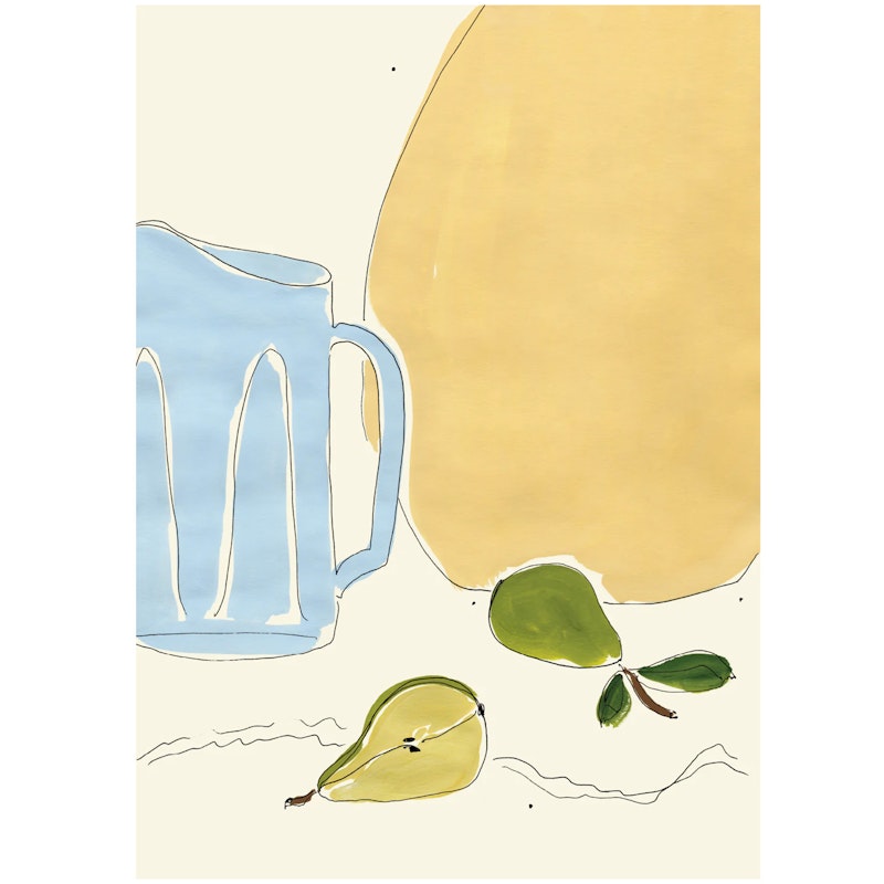 Still Life With Pears Poster 50x70 cm