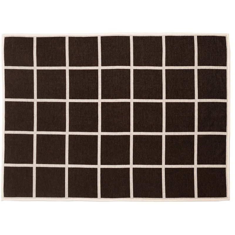 Criss Decke 140x200 cm, Dunkelbraun