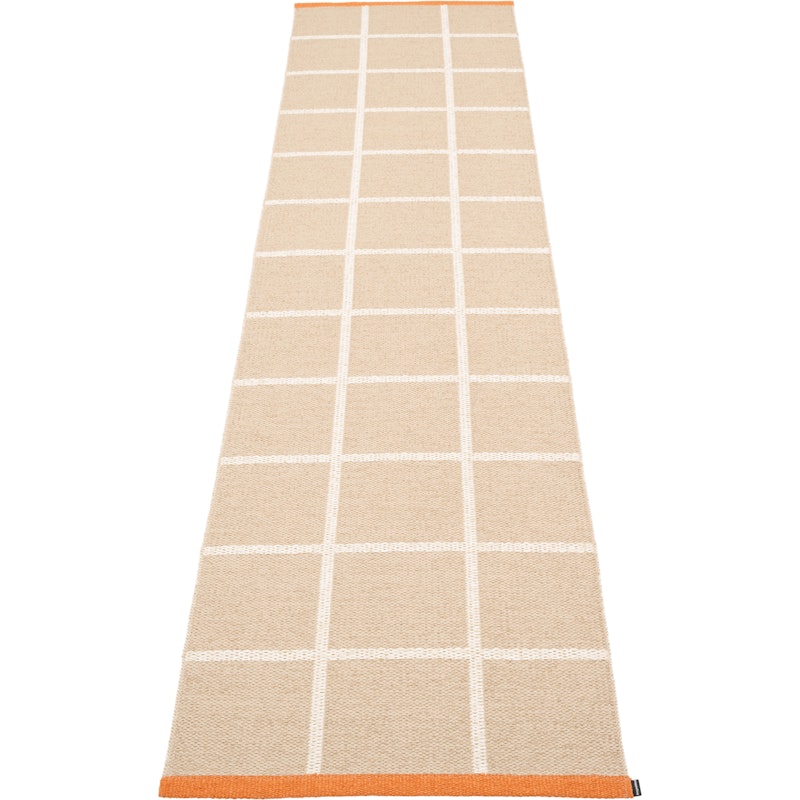Criss Kunststoffmatte Beige / Vanilla / Pale Orange, 70x300 cm